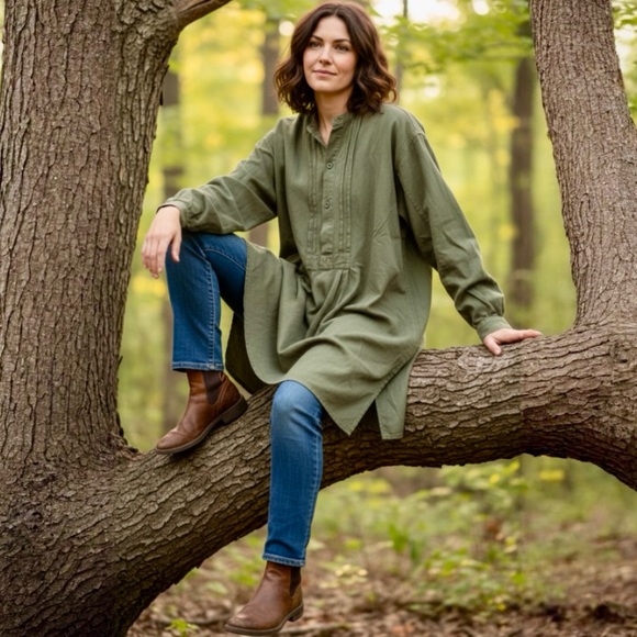 Dresses & Skirts - Sandrine Rose by Free People Moss  Oversized Dress